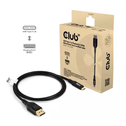 CLUB 3D CAC-1559 USB-C - DISPLAYPORT 1M - Näyttökaapelit - 8719214473099 - 1