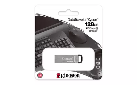 KINGSTON DATATRAVELER KYSON 128 GB - USB-muistitikut - 740617309119 - 1