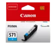CANON CLI-571C CYAN MUSTEPATRUUNA - Canon-mustesuihkuvärit - 4549292032949 - 1