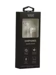 WAVE EARBUDS NAPPIKUULOKKEET VALKOINEN - Kuulokkeet - 6418312136609 - 2