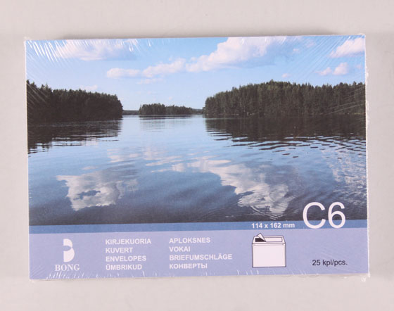 BONG C6 KIRJEKUORI 114X162MM - Kirjekuoret - 6416979010379 - 1