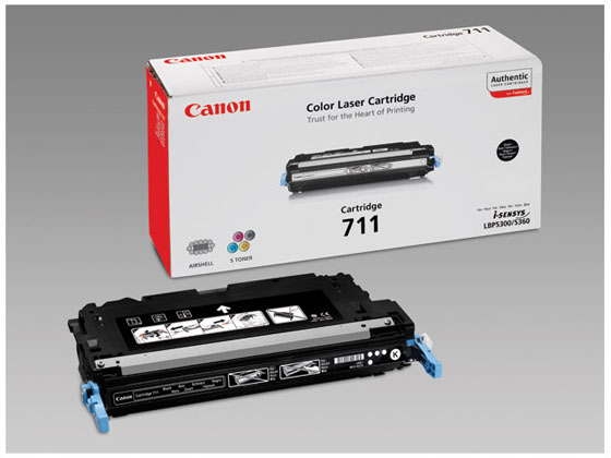 CANON 711 LASERVÄRI MUSTA - Canon-laservärit - 4960999403809 - 1