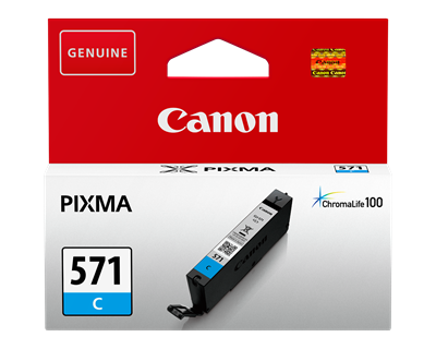 CANON CLI-571C CYAN MUSTEPATRUUNA - Canon-mustesuihkuvärit - 4549292032949 - 1