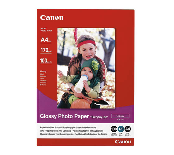 CANON GP-501 A4 VALOKUVAPAPERI KIILTÄVÄ - Valokuvapaperit - 4960999293929 - 1