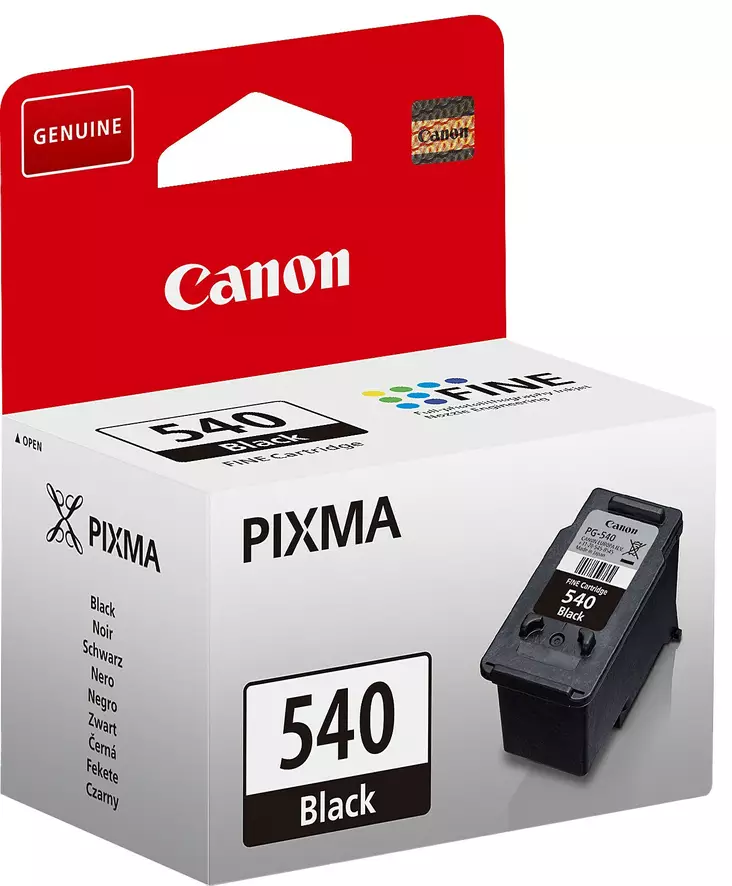 CANON PG-540 MUSTA VÄRIPATRUUNA - Canon-mustesuihkuvärit - 4960999782409 - 1