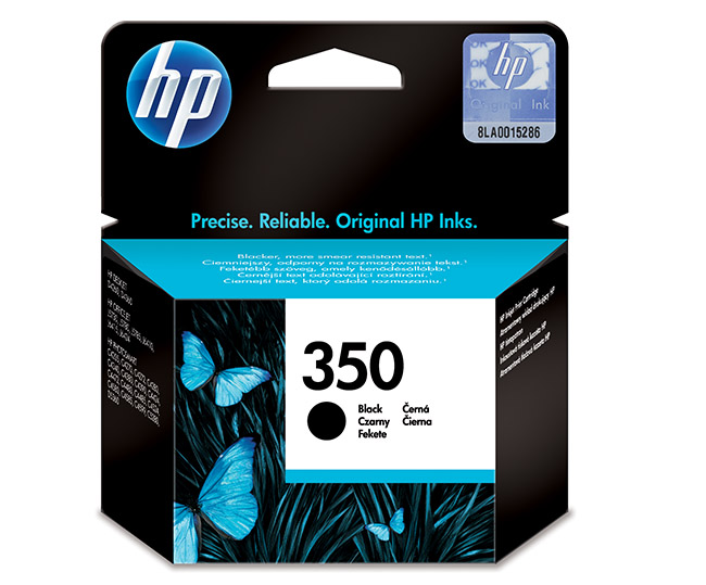 HP 350 MUSTA VÄRIPATRUUNA 4.5ML - HP-mustesuihkuvärit - 884962780589 - 1