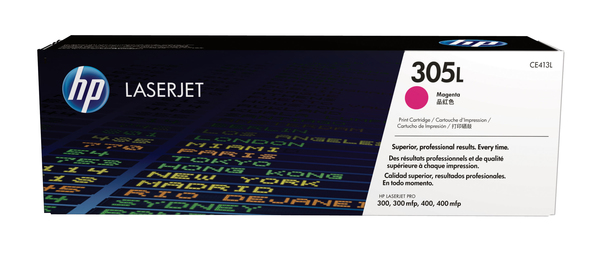 HP CE413L 305L MAGENTA LASERVÄRIKASETTI - HP-laservärit - 888182467169 - 1