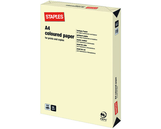 STAPLES VÄRIPAPERI A3/80G VAALEANVIHREÄ - Väripaperit - 4045348051679 - 1