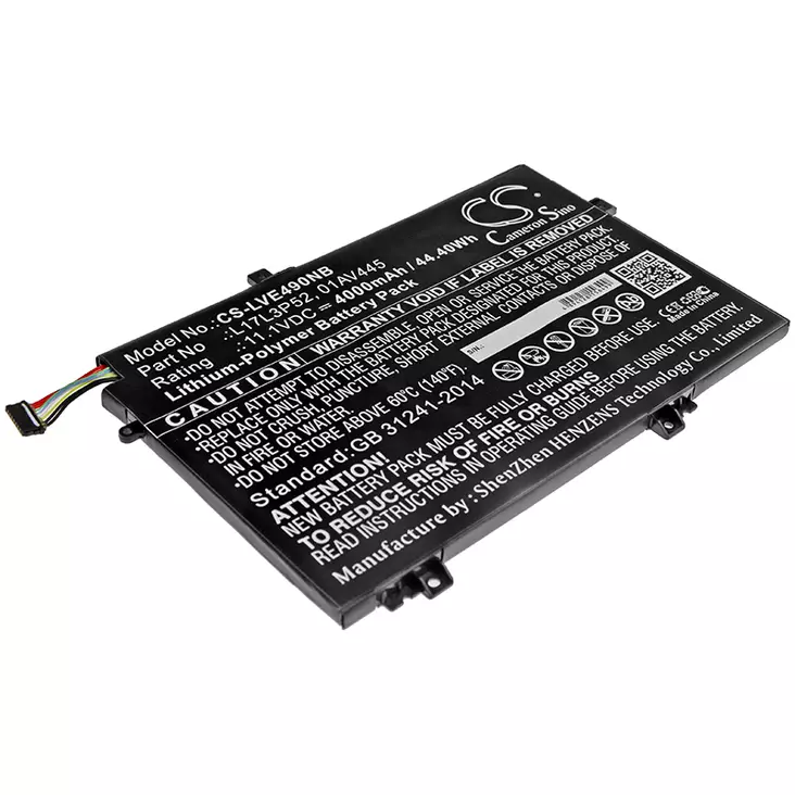 CAMERON SINO CS-LVE490NB 11.1V 4000MAH - Kannettavan tietokoneen akut - 4894128156499 - 1