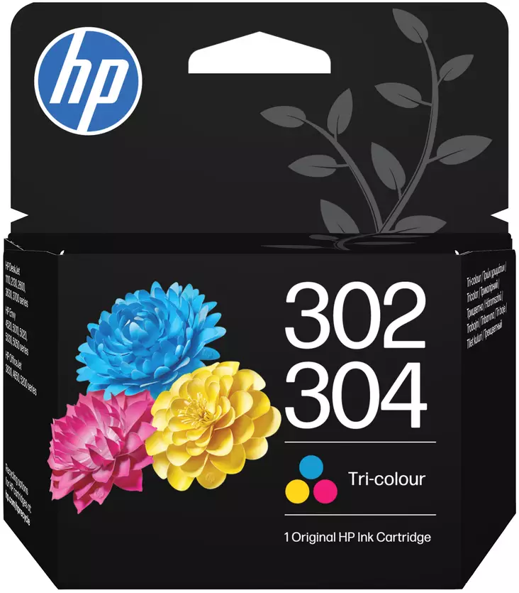 HP 302 / 304 KOLMIVÄRIMUSTEPATRUUNA - HP-mustesuihkuvärit - 199764139559 - 1